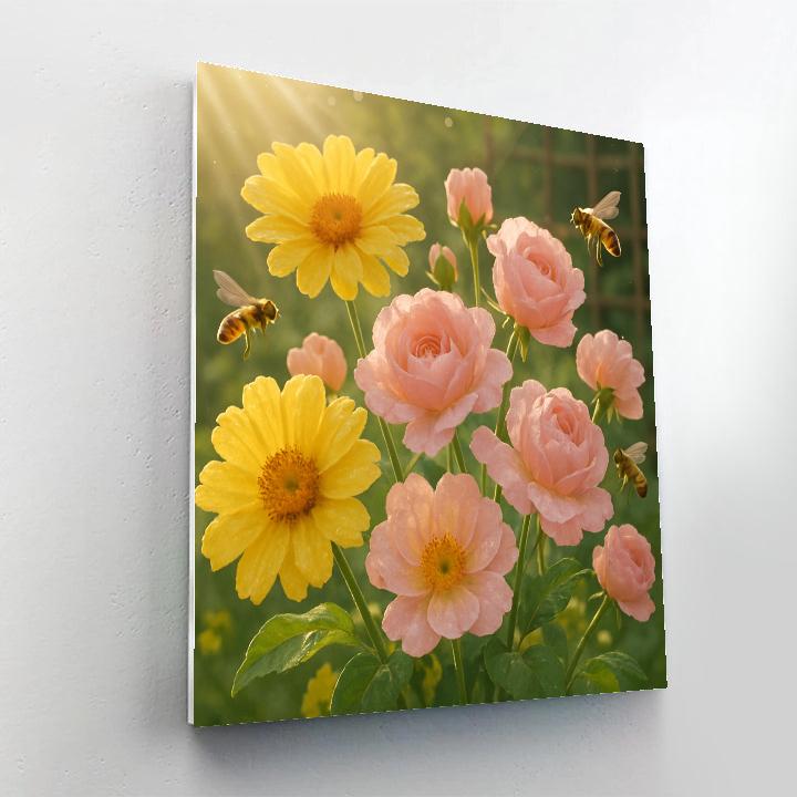 Flower Solstice Bloom paint by numbers