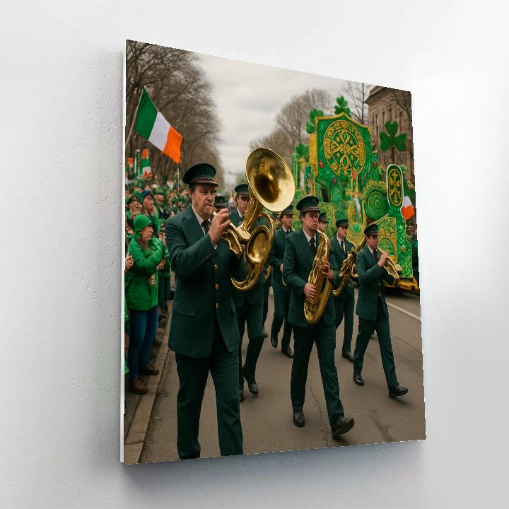 St Patrick Parade City Street Numbered painting kits