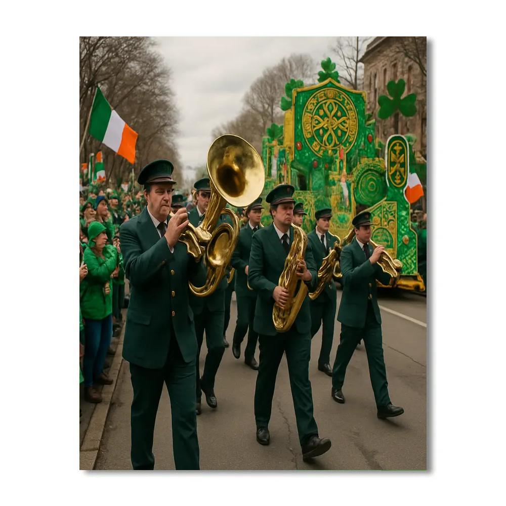 St Patrick Parade City Street Numbered painting kits