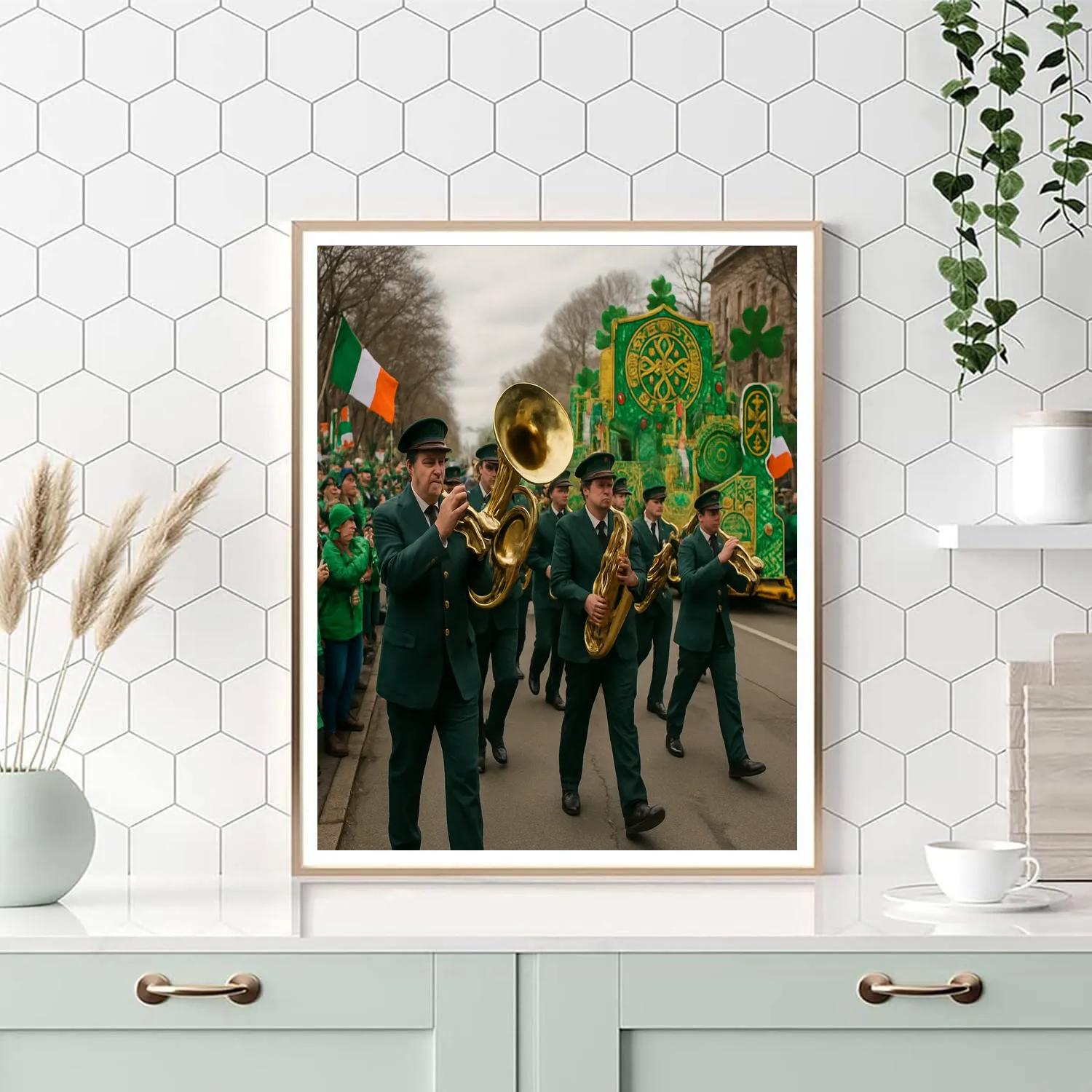 St Patrick Parade City Street Numbered painting kits
