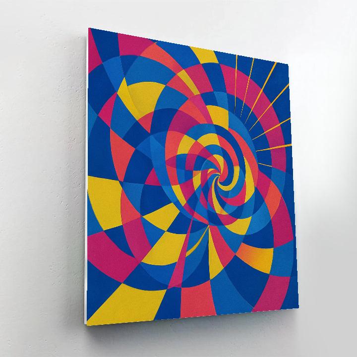 Abstract Kinetic Dream Paint by numbers art