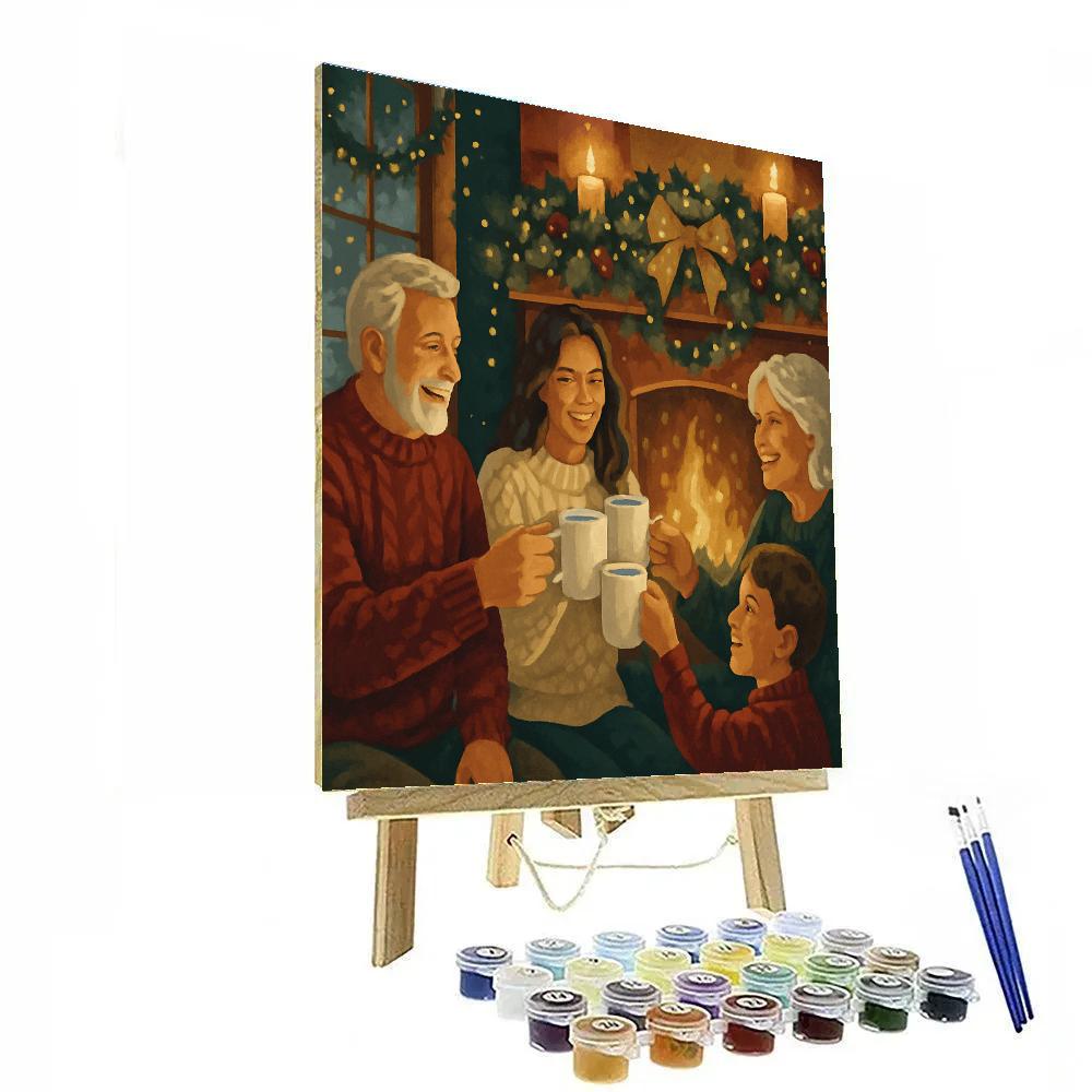 Holly Hearth Toast Paint by numbers kits