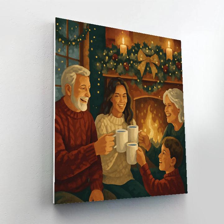 Holly Hearth Toast Paint by numbers kits