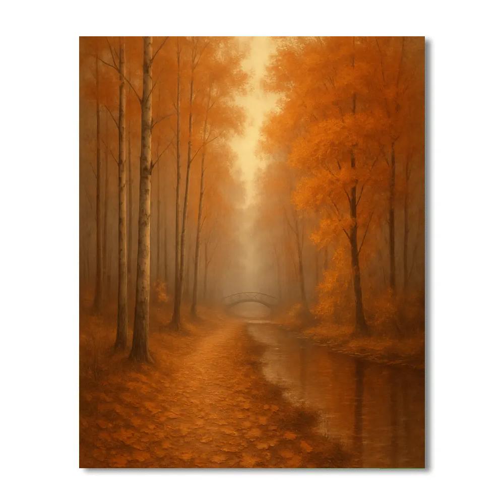 Autumn Forest Tranquility Paint by numbers kits