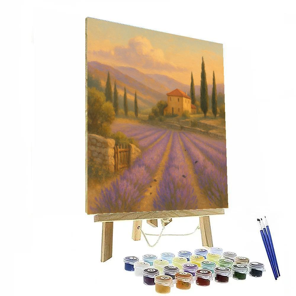 Tuscany Lavender Valley Paint by numbers art
