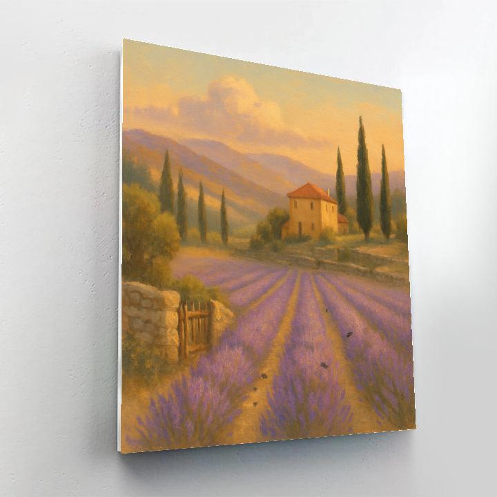 Tuscany Lavender Valley Paint by numbers art