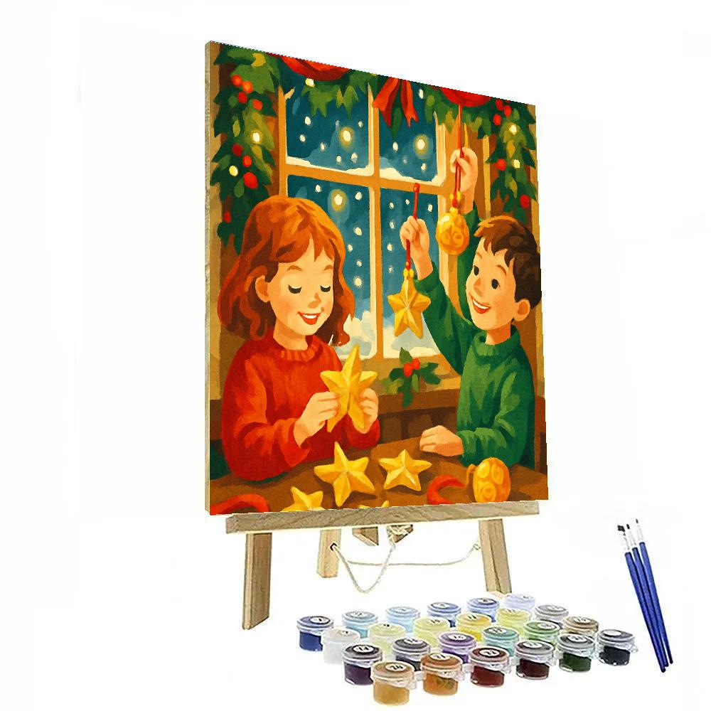 Sparkling Star Workshop Number painting