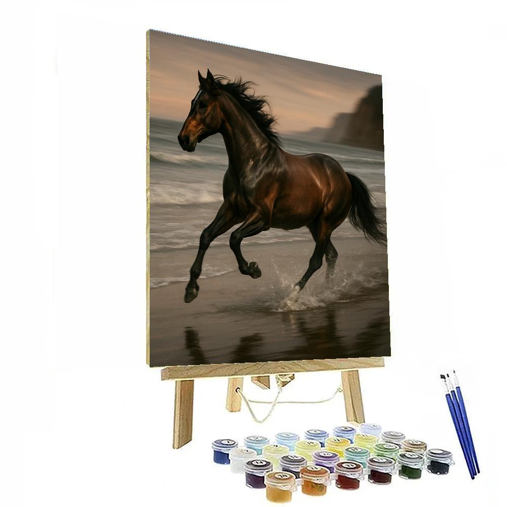 Horse Wind Runner paint by color