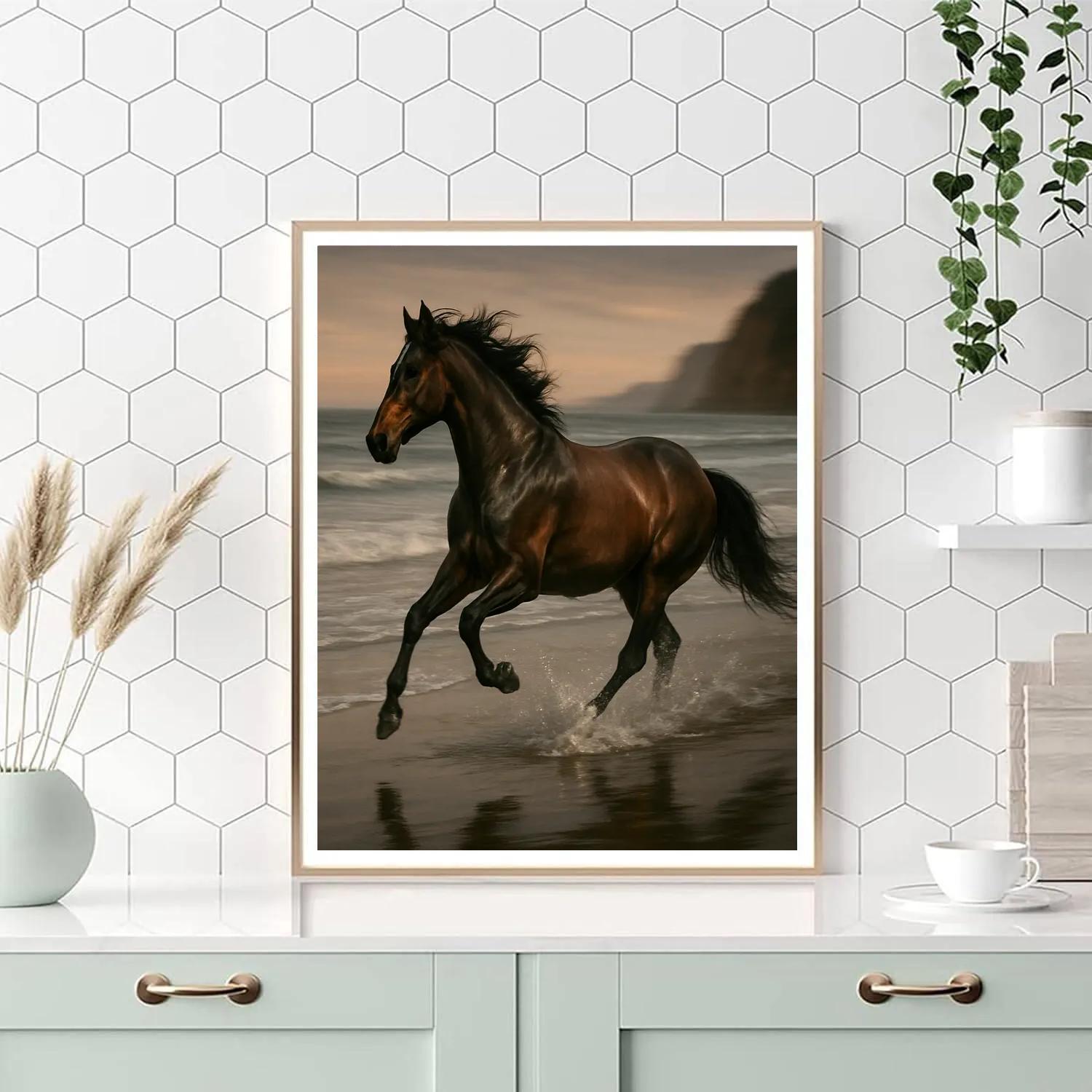 Horse Wind Runner paint by color