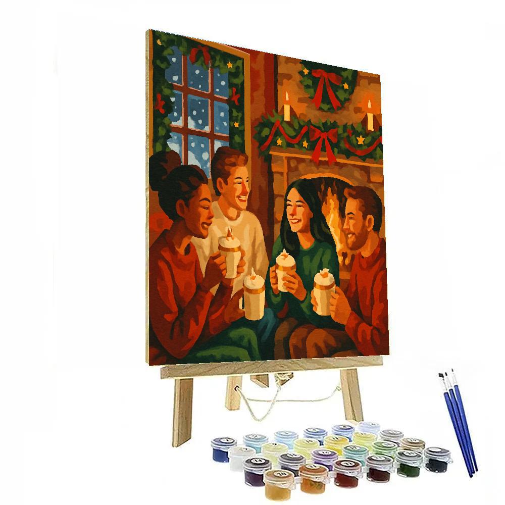 Cozy Cocoa Countdown paint by numbers