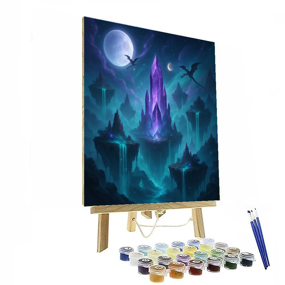 Fantasy Starborne Realm Paint by numbers art