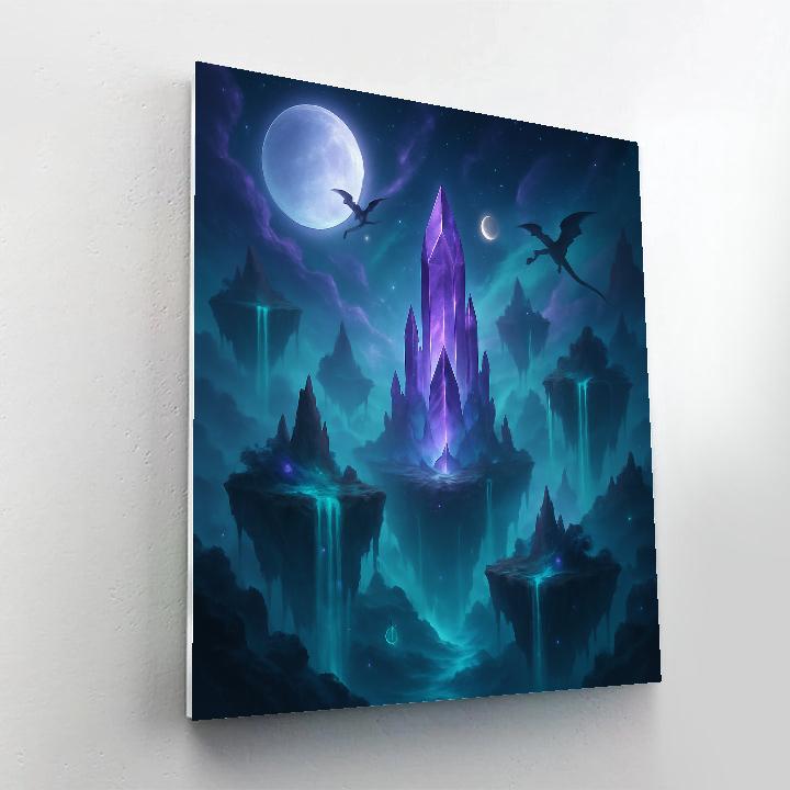 Fantasy Starborne Realm Paint by numbers art