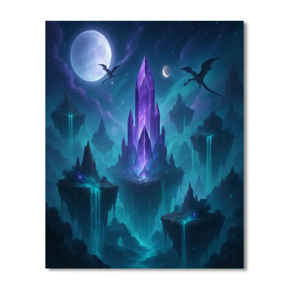 Fantasy Starborne Realm Paint by numbers art