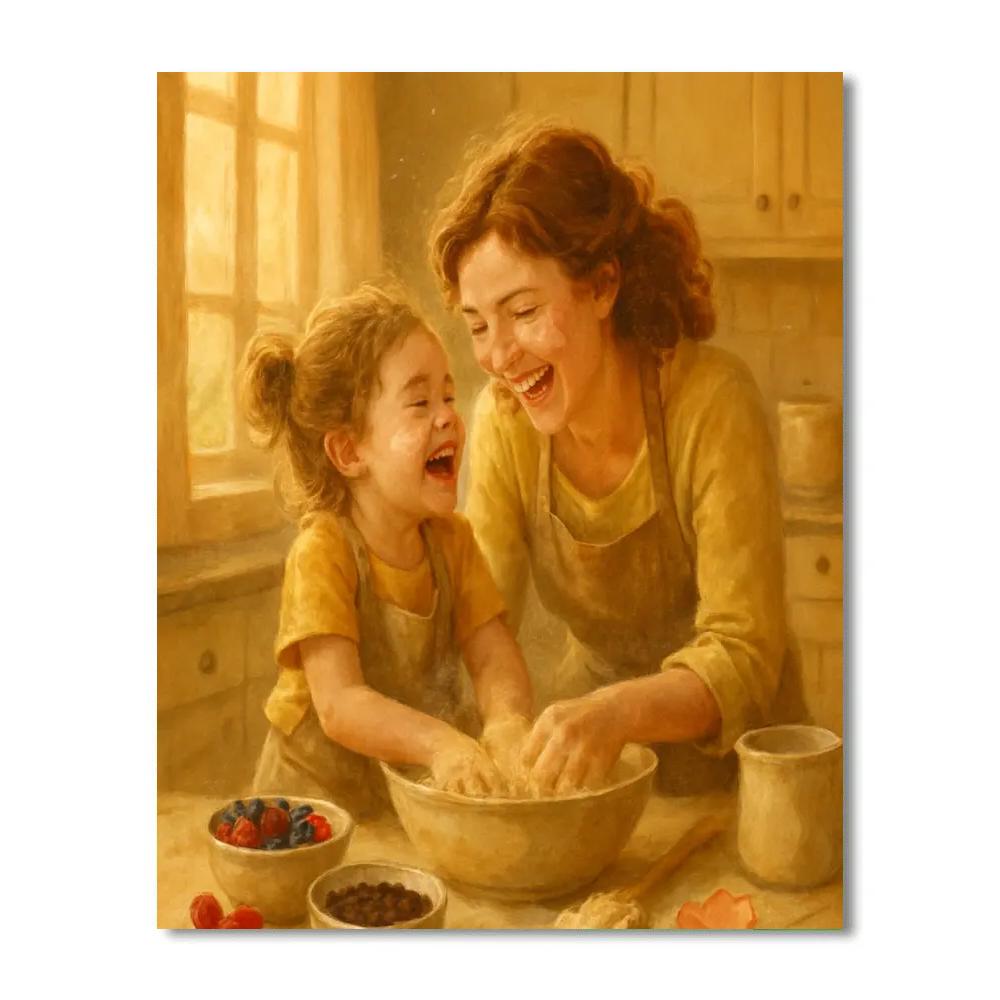 Baking Love In The Kitchen Painting by numbers kit