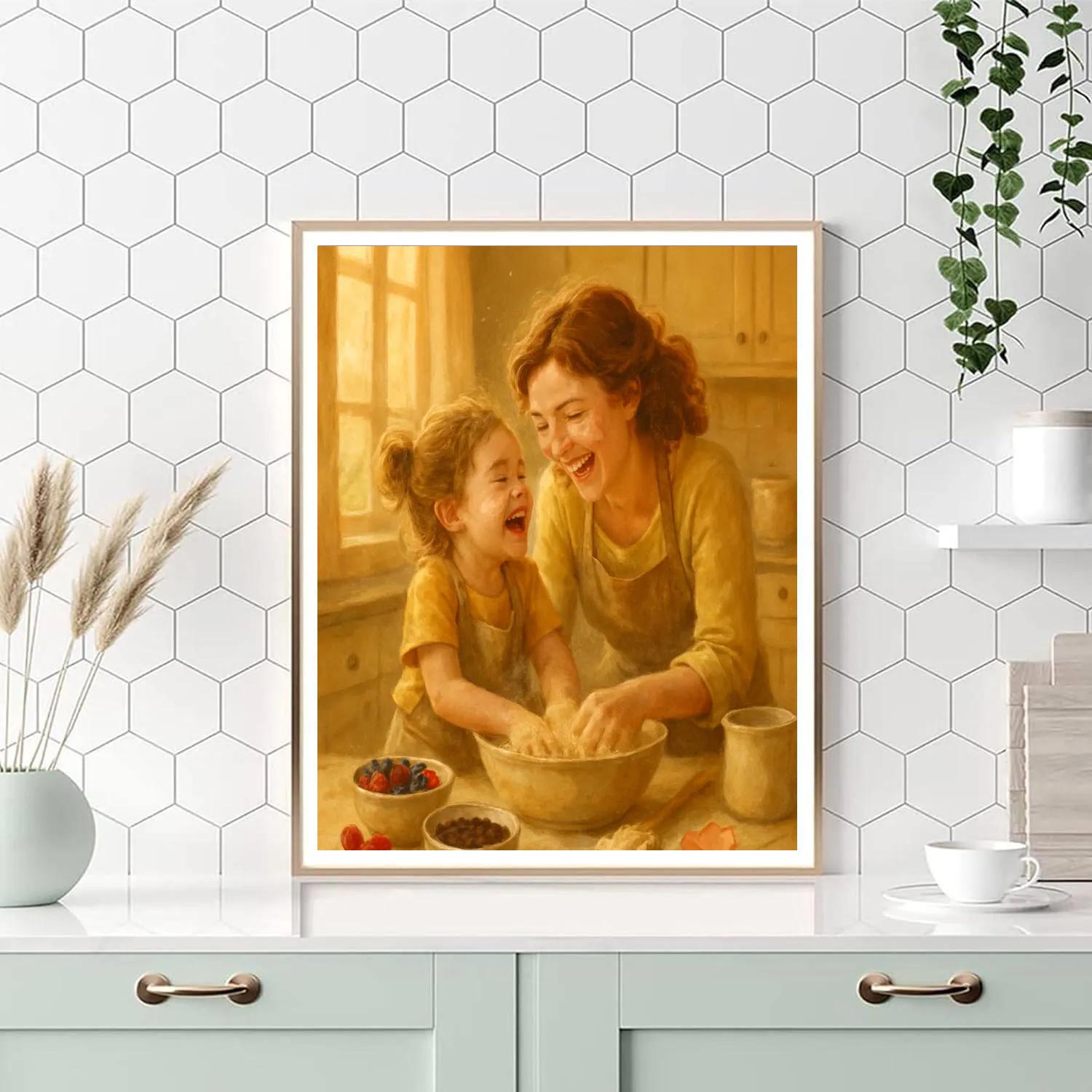 Baking Love In The Kitchen Painting by numbers kit