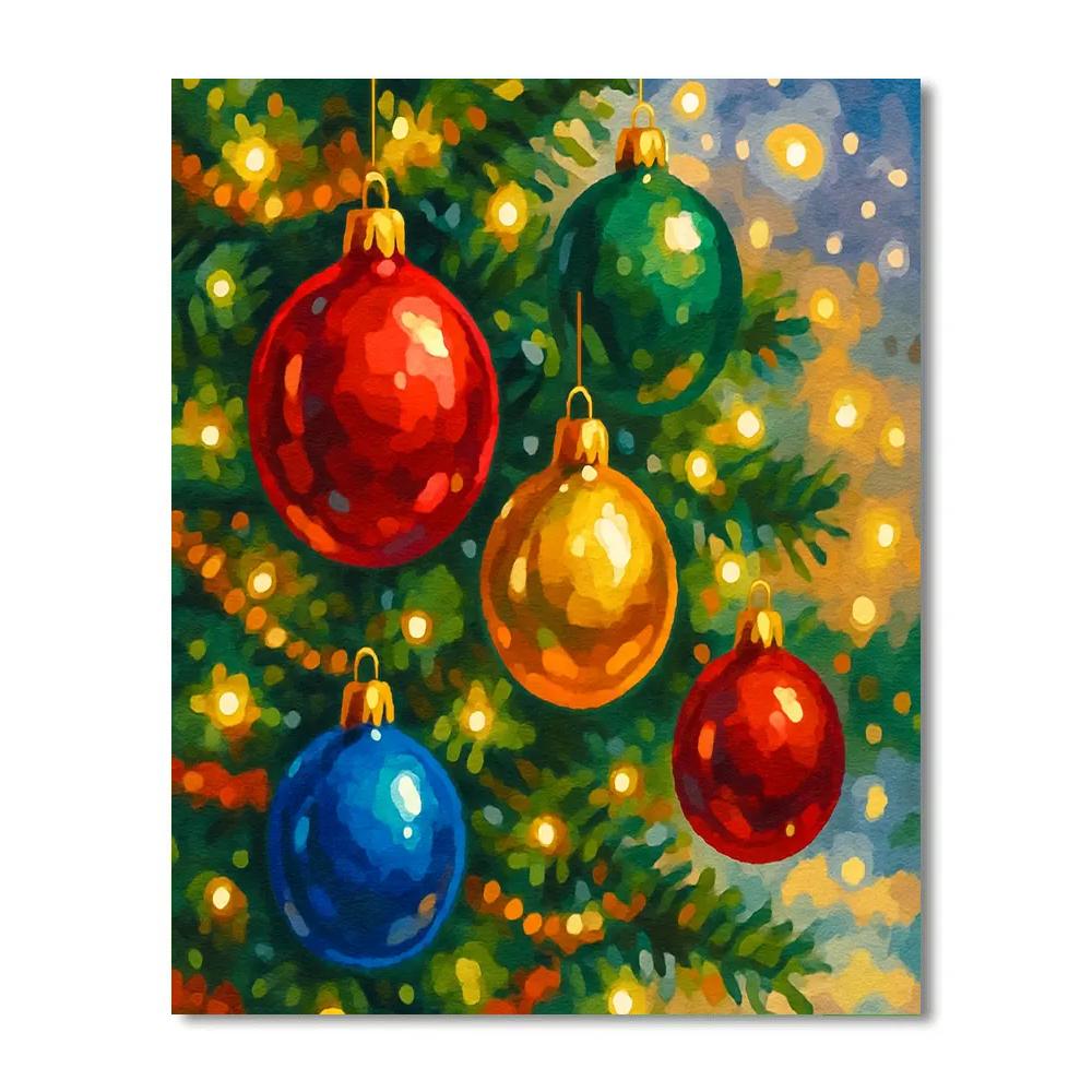 Whimsical Ornament Wonderland Painting by numbers kit