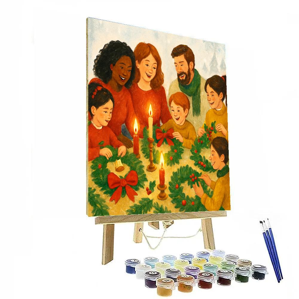 Wreaths Of Warmth paint by number