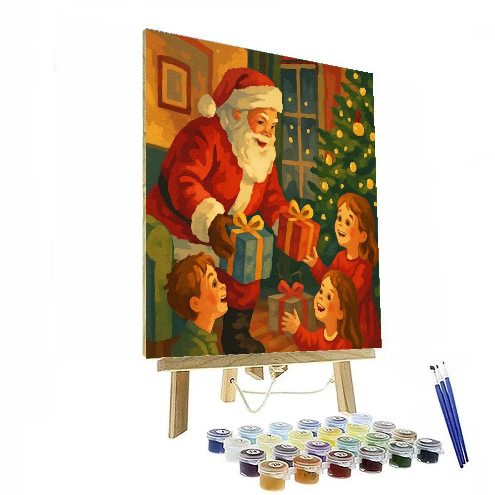 A Visit From St. Nick painting number kit
