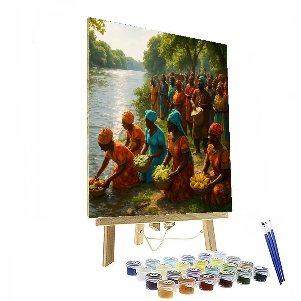 Odunde Festival River Blessing Paint by numbers kits