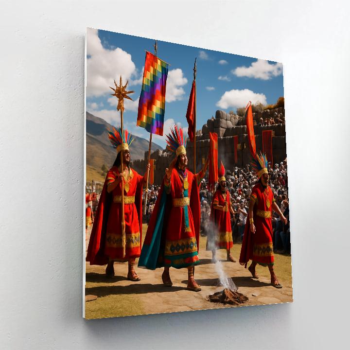 Inti Raymi Incan Sun Festival In Cusco paint by number