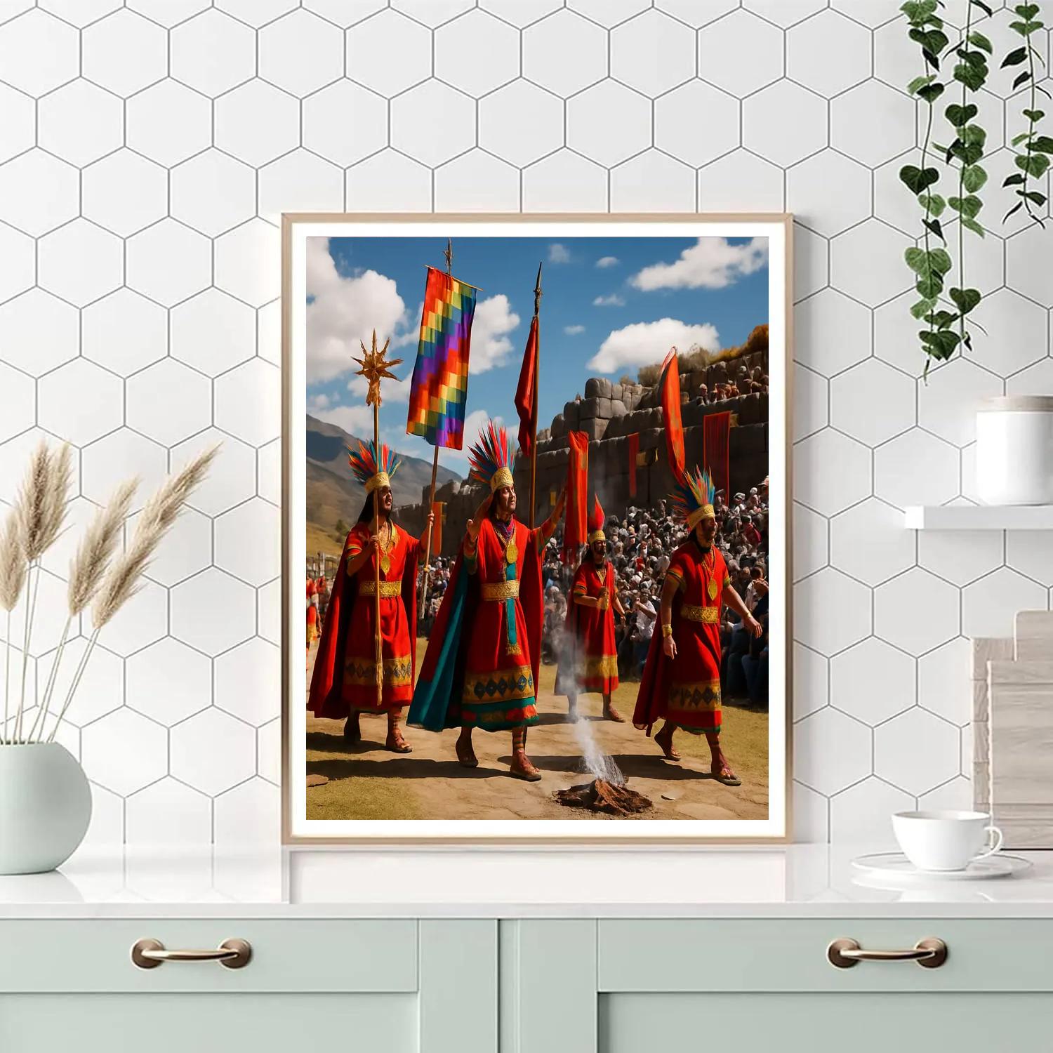 Inti Raymi Incan Sun Festival In Cusco paint by number