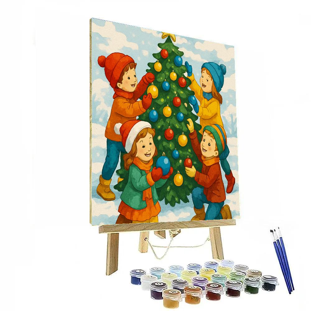 Festive Ornament Assembly Paint by numbers kits