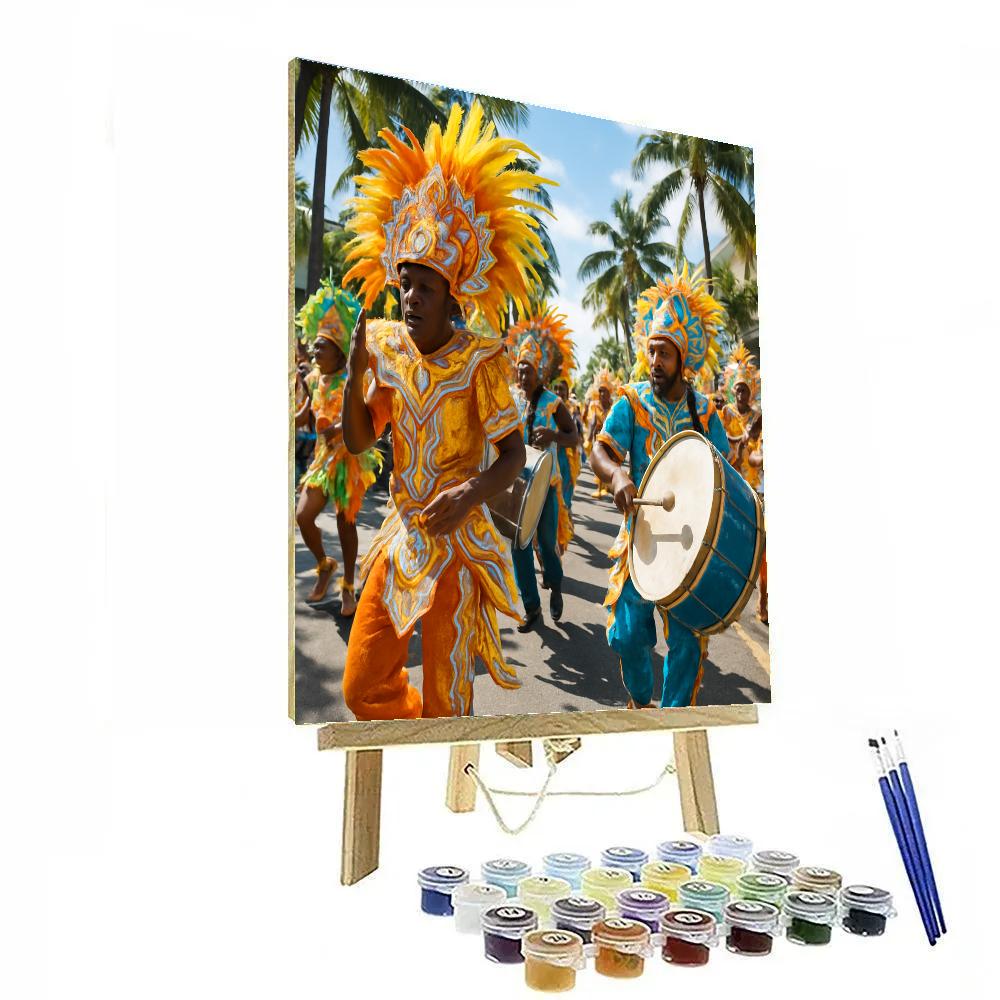 Junkanoo Street Parade Nassau Numbered painting kits