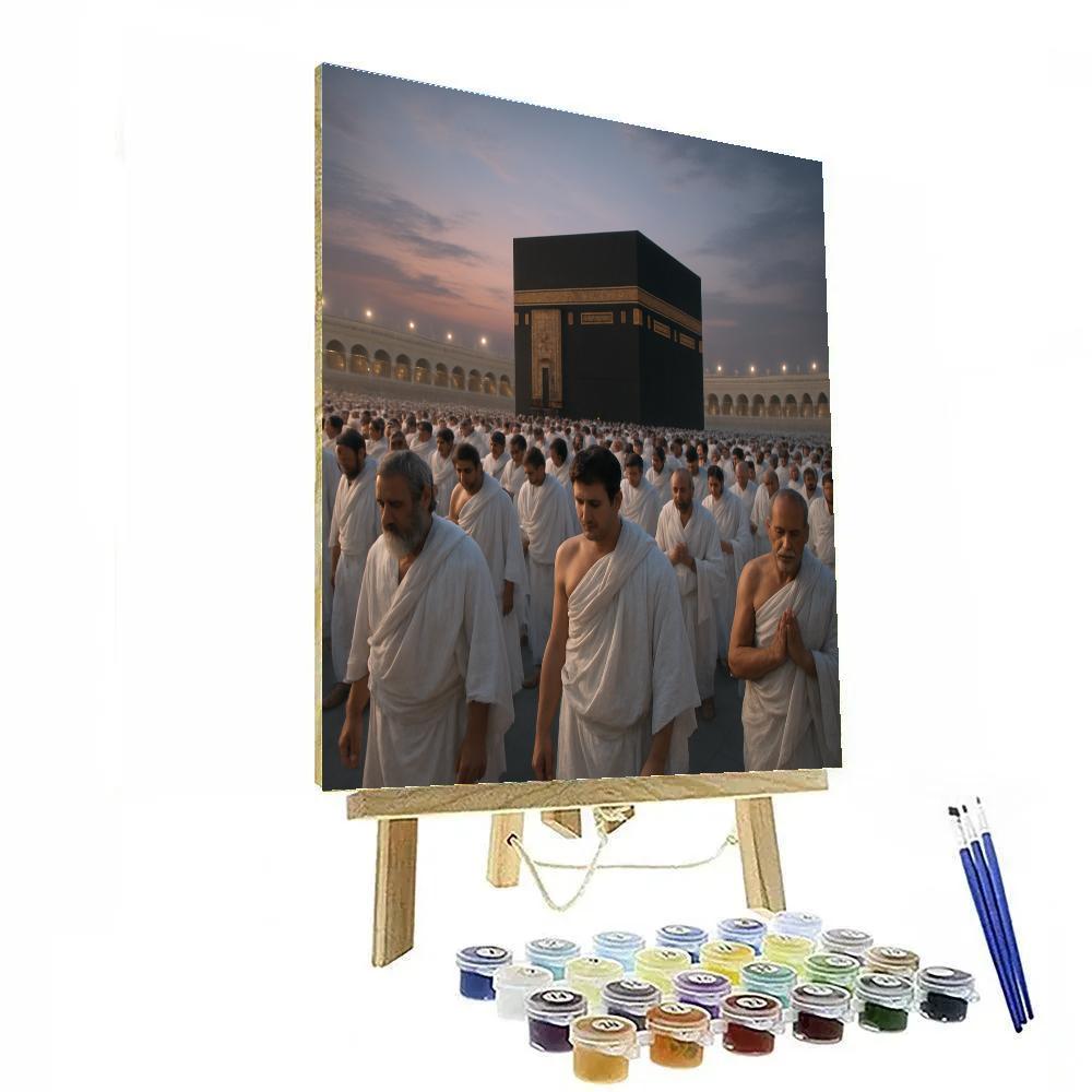 Hajj Pilgrim Gathering painting number kit