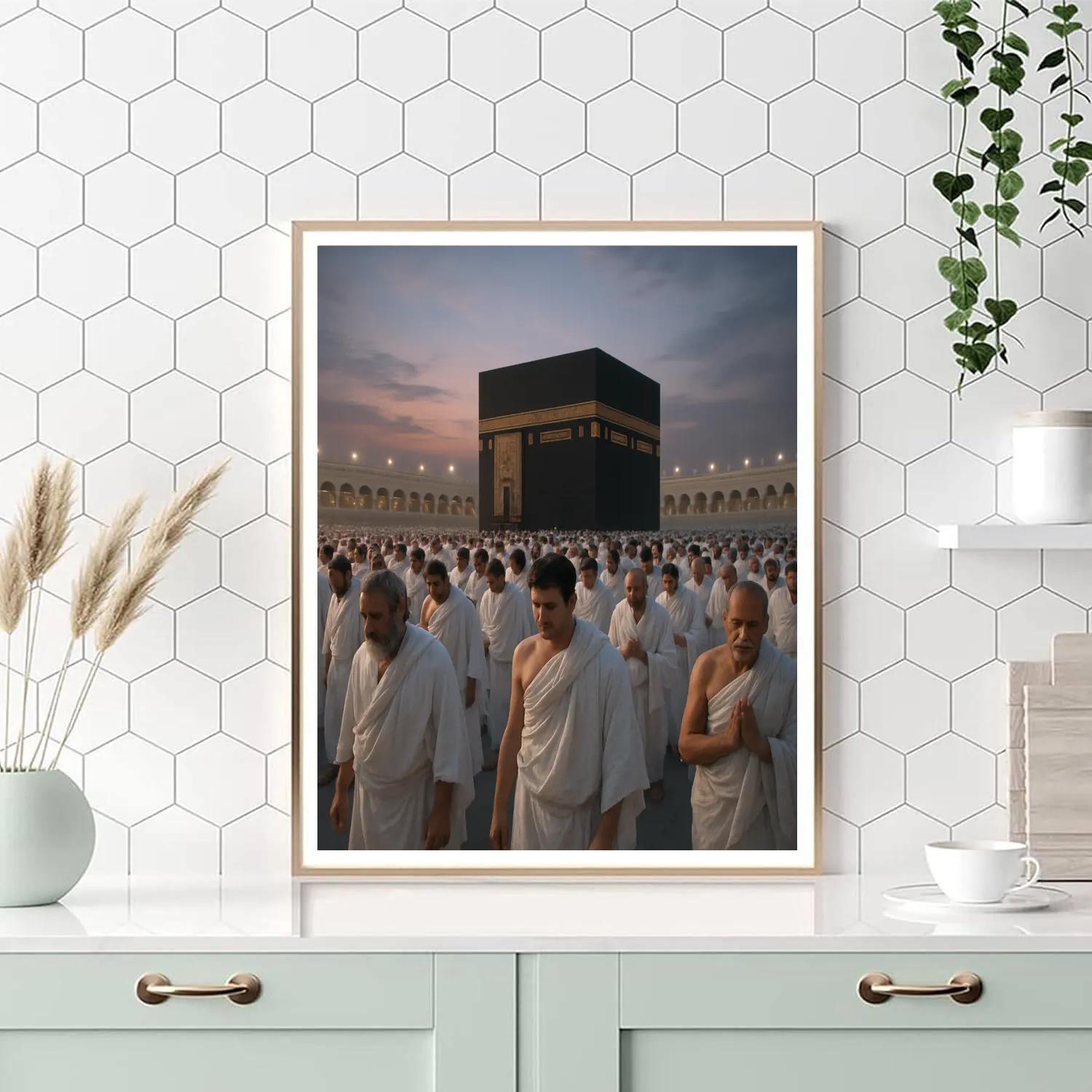 Hajj Pilgrim Gathering painting number kit