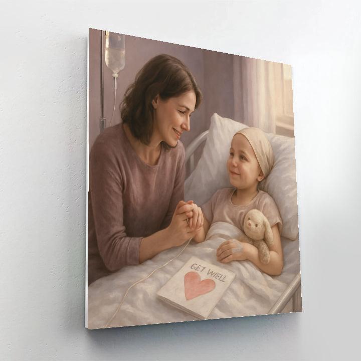 Quiet Healing Hospital Visit paint by numbers