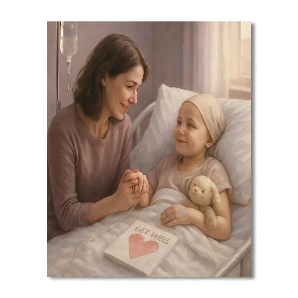 Quiet Healing Hospital Visit paint by numbers