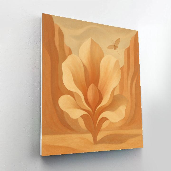 Georgia OKeeffe Desert Bloom Reverie paint by color