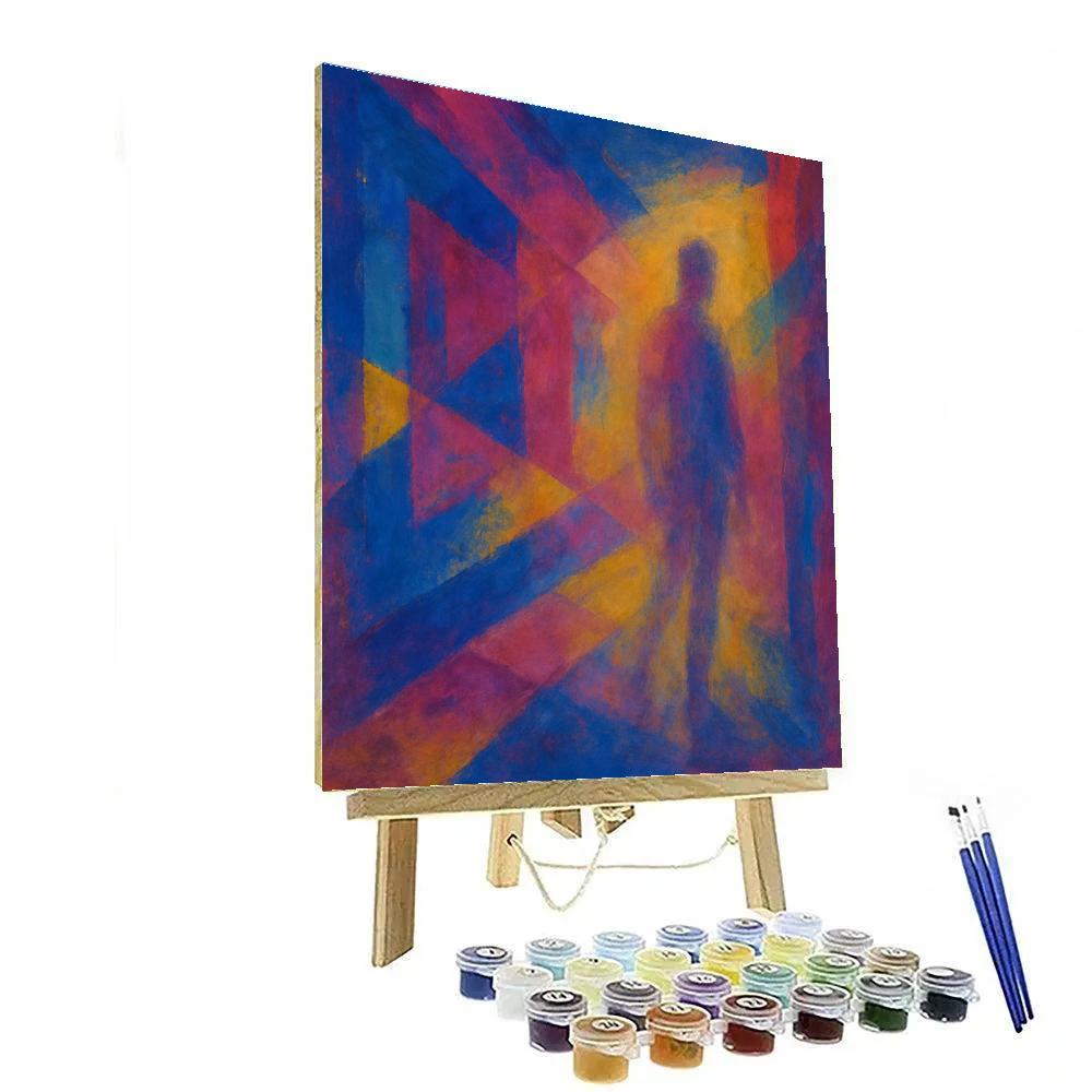 Abstract Kinetic Color Field Drift Paint by numbers kits