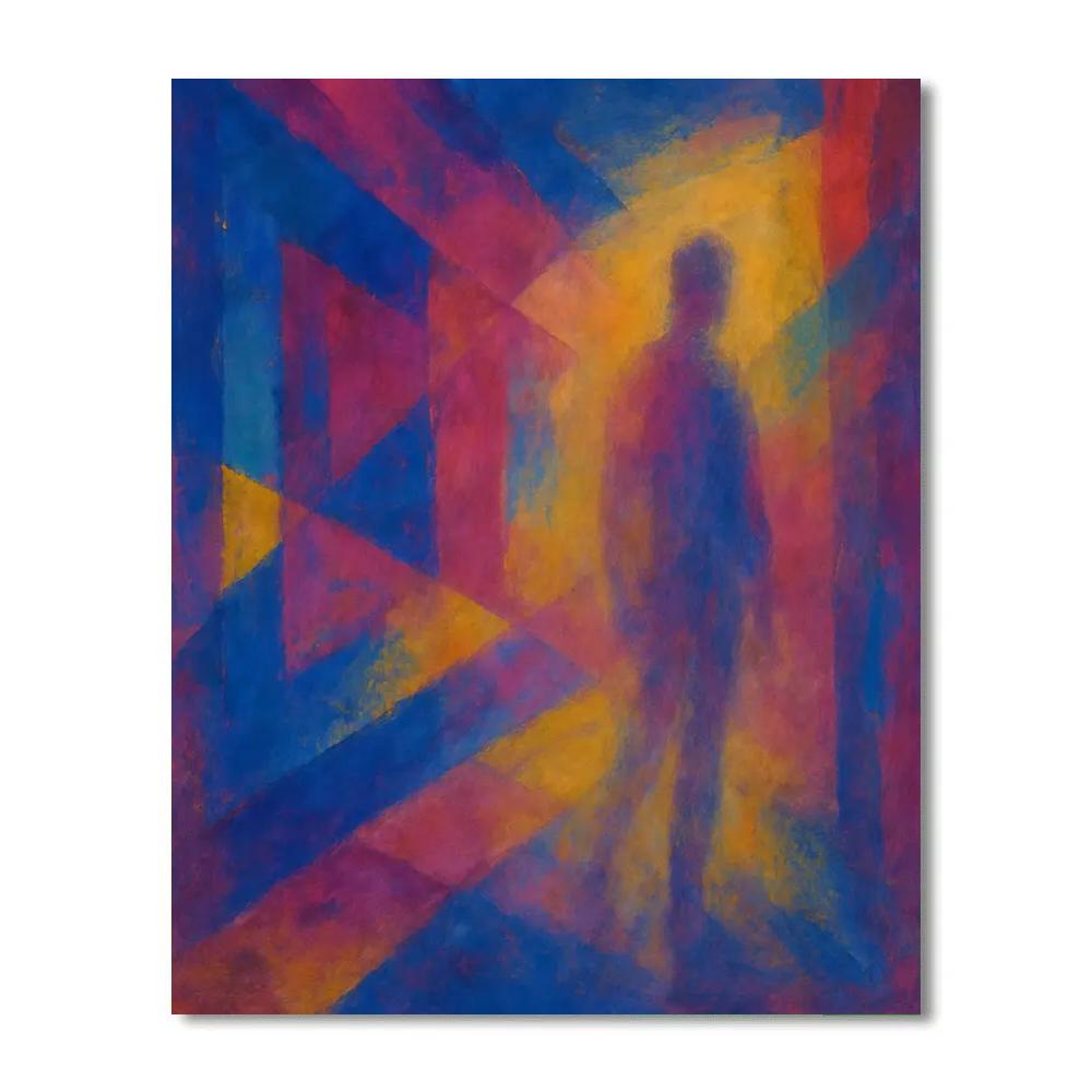 Abstract Kinetic Color Field Drift Paint by numbers kits