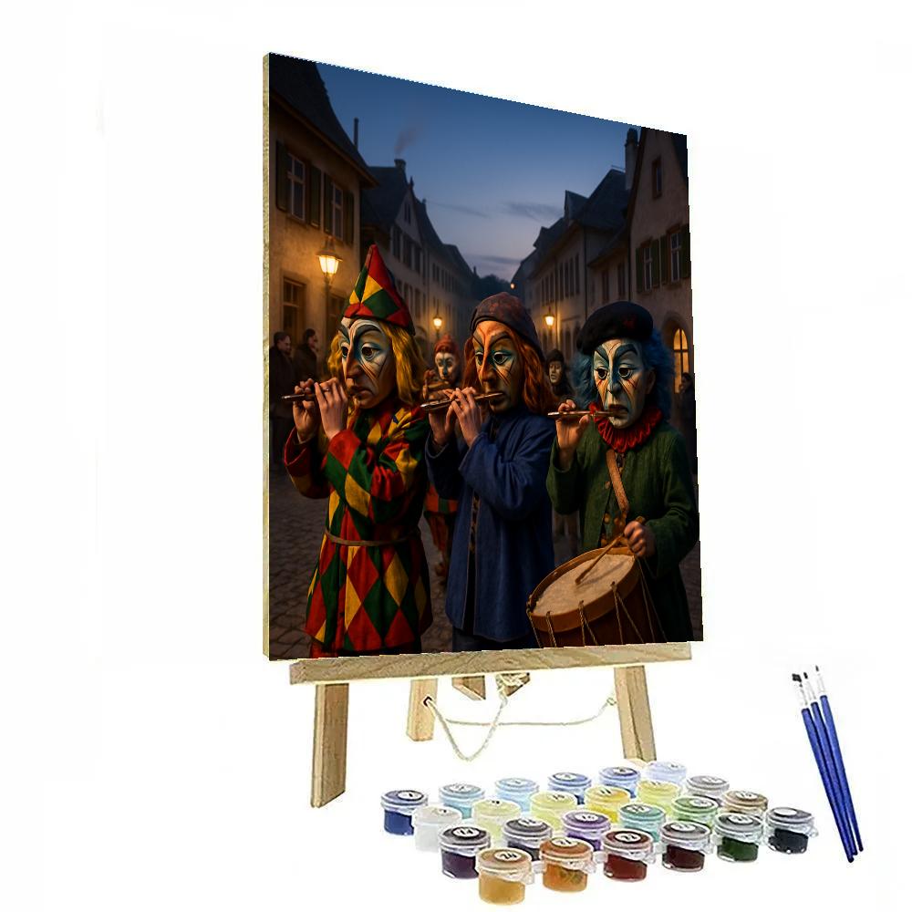 Basel Fasnacht Parade Switzerland painting number kit