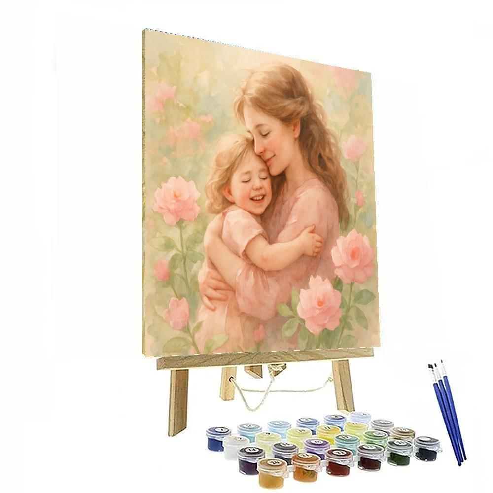 Sunlit Afternoon Garden Embrace DIY paint by numbers