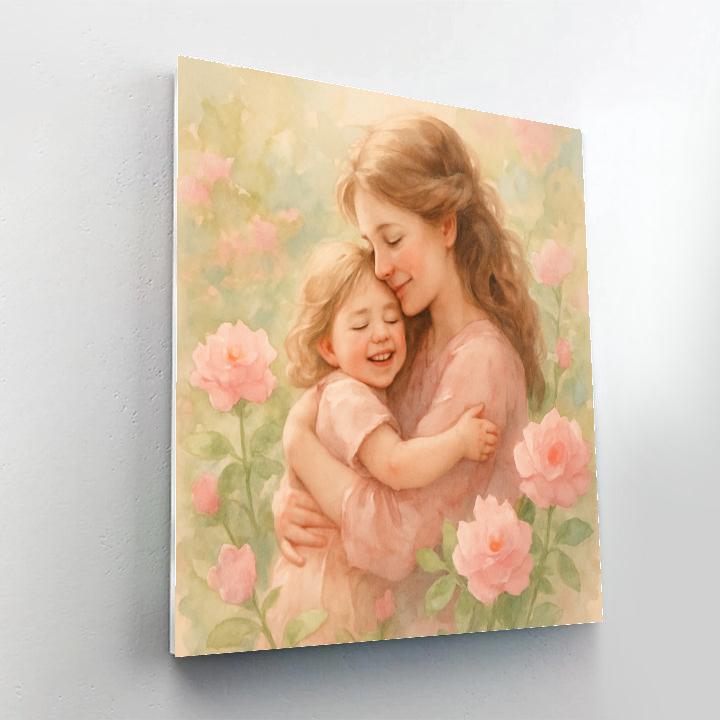 Sunlit Afternoon Garden Embrace DIY paint by numbers