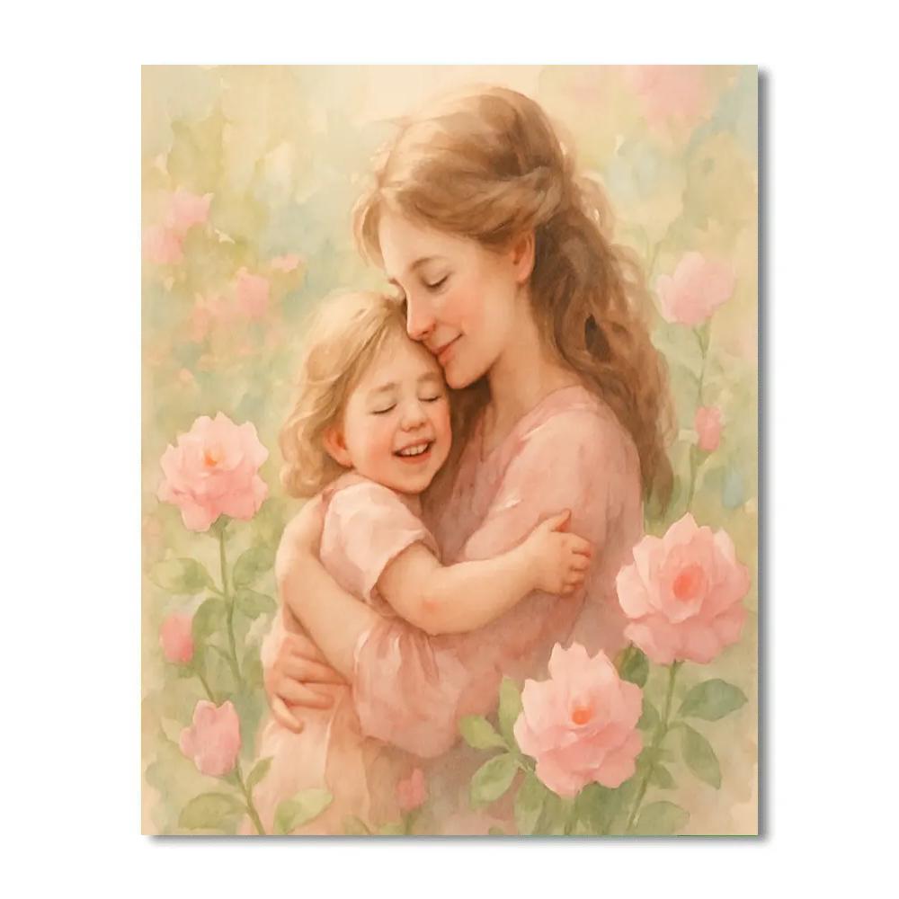 Sunlit Afternoon Garden Embrace DIY paint by numbers