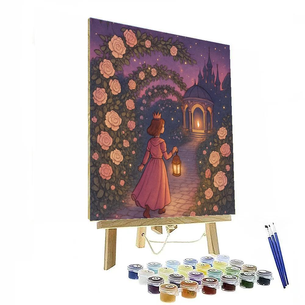 Princess Starbound Garden Path Numbered painting kits