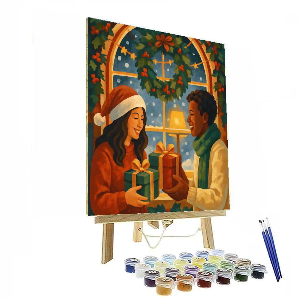 Starry Night Gift Exchange Paint by numbers art