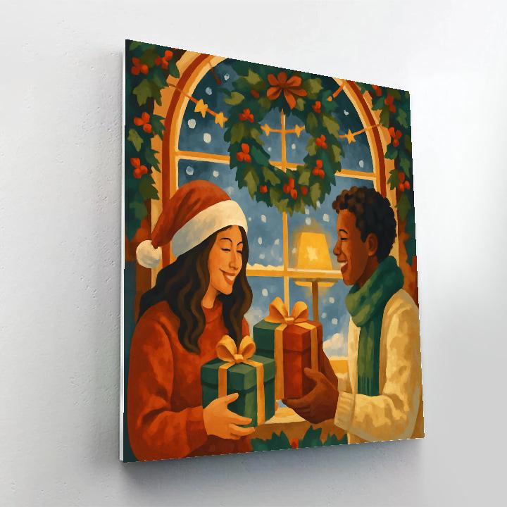 Starry Night Gift Exchange Paint by numbers art