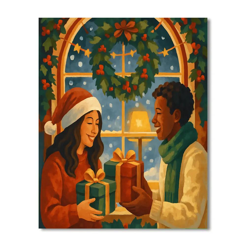 Starry Night Gift Exchange Paint by numbers art