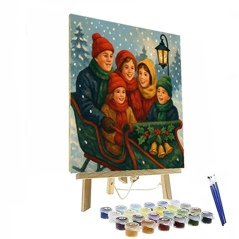 Sleigh Ride Serenade Paint by numbers kits