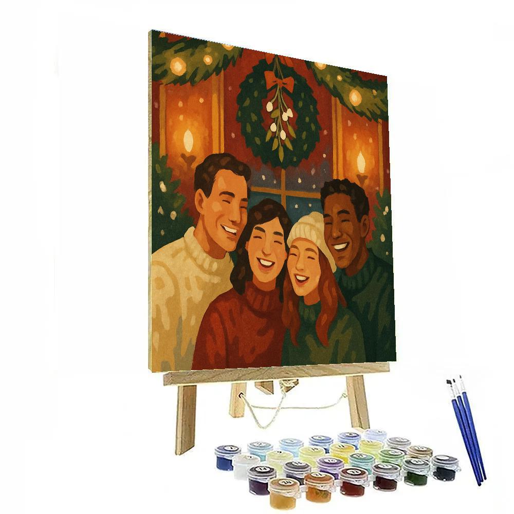 Midnight Mistletoe Paint by numbers kits