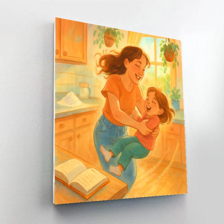 Kitchen Dance Afternoon Painting by numbers kit