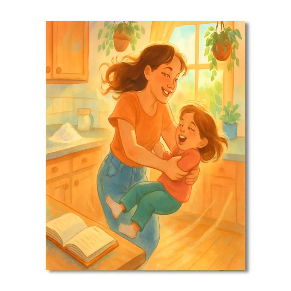 Kitchen Dance Afternoon Painting by numbers kit