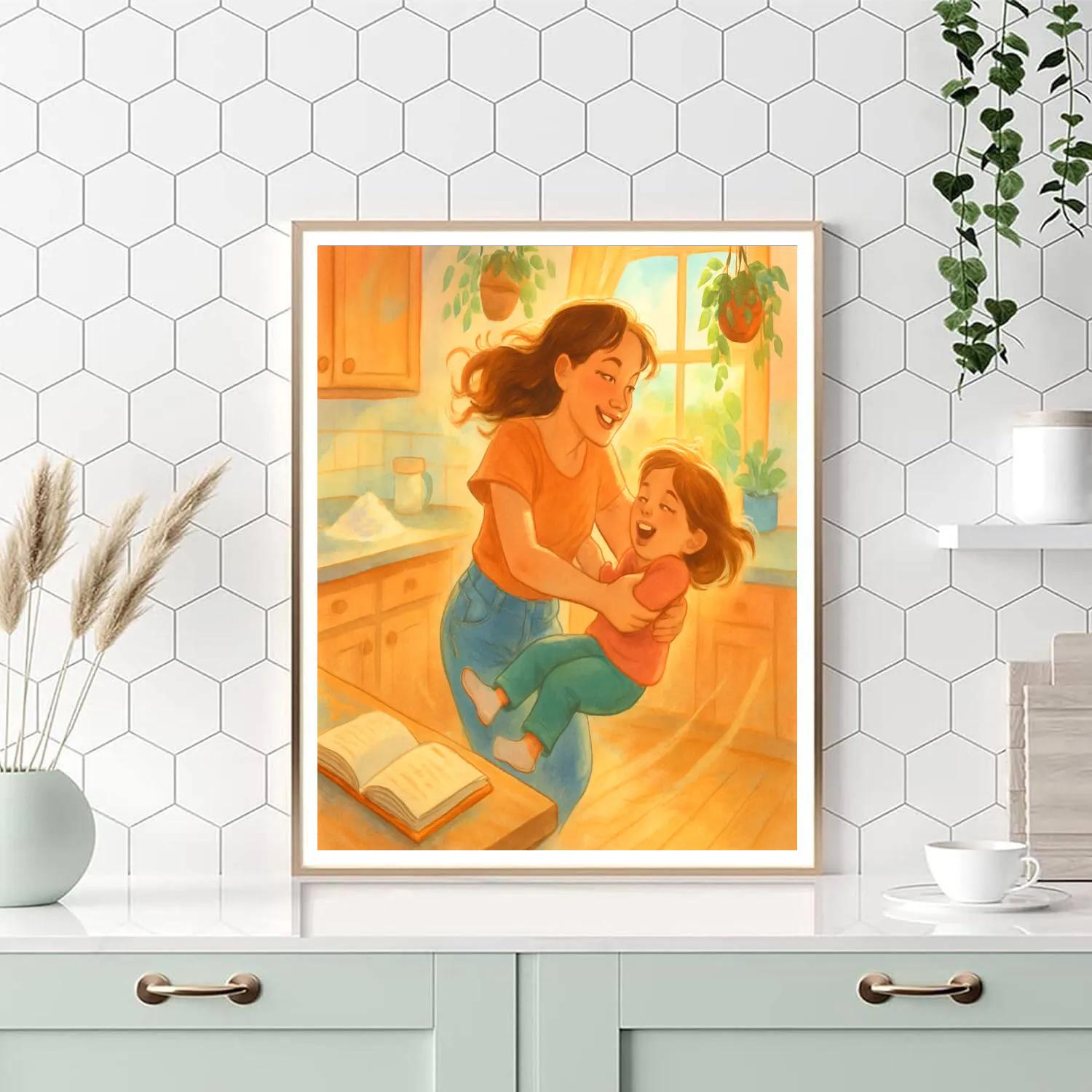Kitchen Dance Afternoon Painting by numbers kit