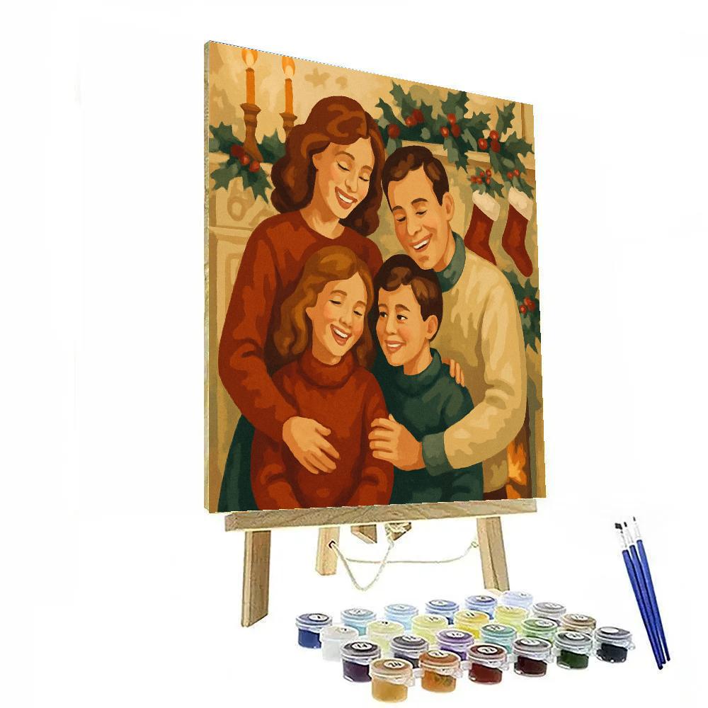 Mantelpiece Moments paint by number