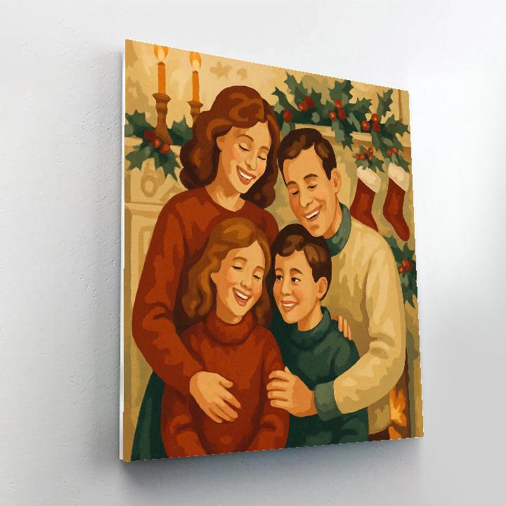 Mantelpiece Moments paint by number