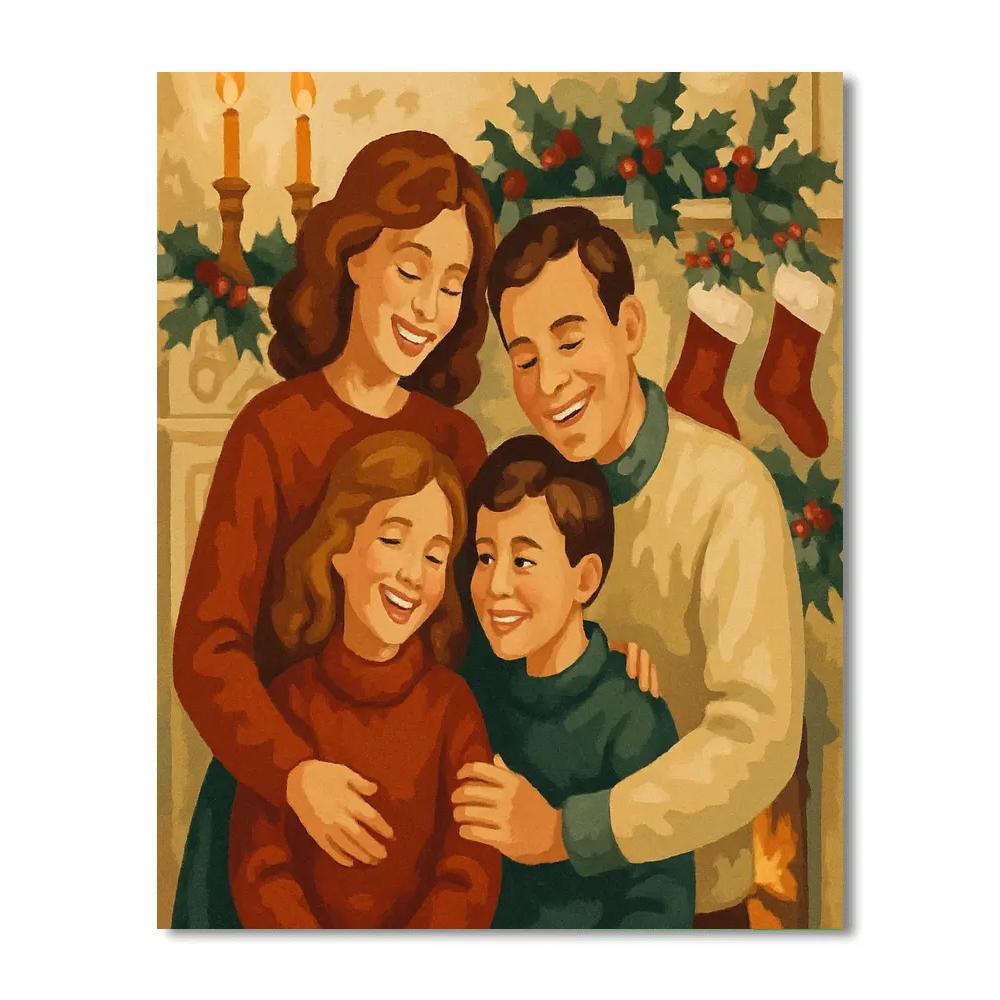 Mantelpiece Moments paint by number